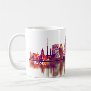 Skyline Basel Schweiz Kaffeetasse