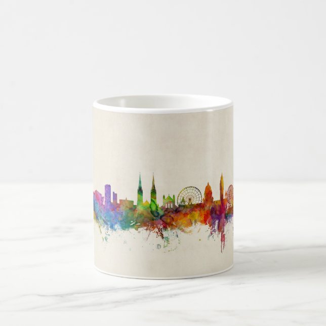 Skyline Belfasts Nordirland Tasse (Mittel)