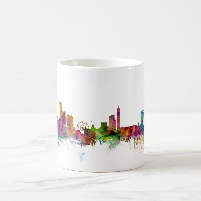 Skyline Birminghams England Kaffeetasse (Mittel)
