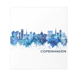 Skyline Blue Notizblock