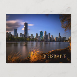 Skyline, Brisbane, Brisbane River, Australien Postkarte