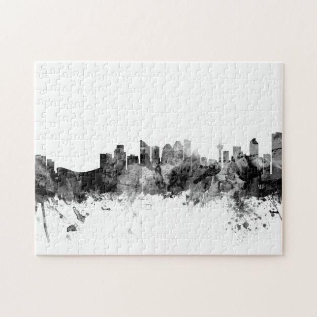 Skyline Calgarys Kanada Puzzle (Horizontal)