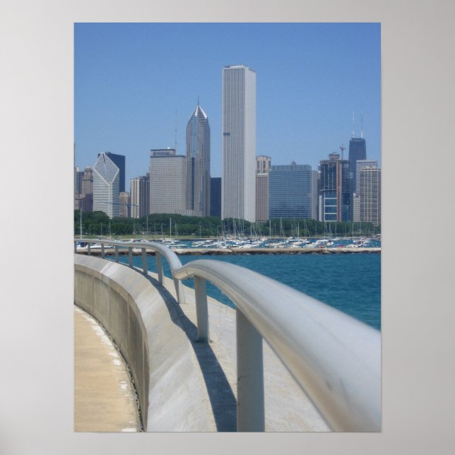 Skyline, Chicago, IL Poster (Vorne)
