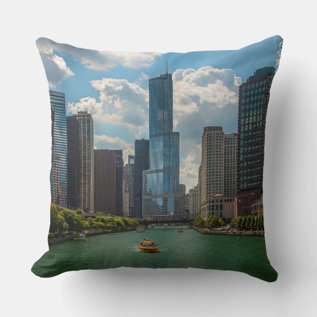 Skyline Chicago Kissen (Vorderseite)