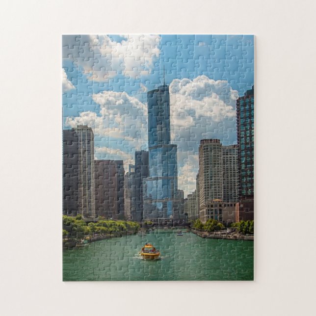 Skyline Chicago Puzzle (Vertikal)