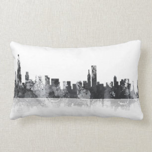 SKYLINE CHICAGOS ILLINOIS - Wurfskissen Lendenkissen