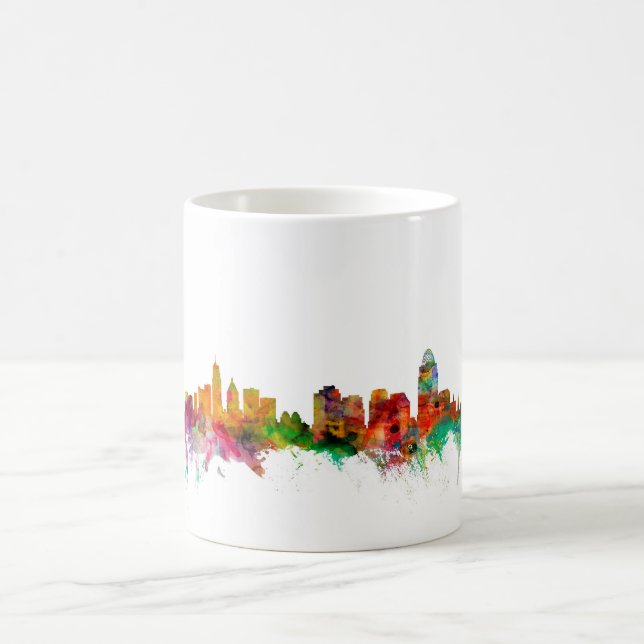 Skyline Cincinnatis Ohio Tasse (Mittel)
