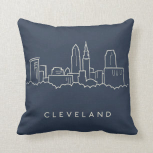 Skyline Clevelands Ohio Kissen