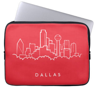 Skyline Dallas Texas Laptopschutzhülle