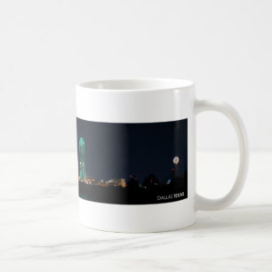 Skyline Dallas, Texas nachts Tasse