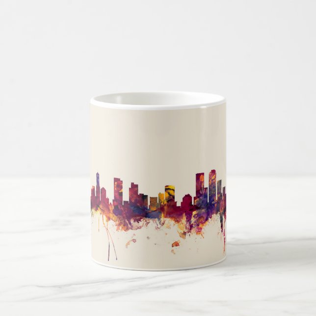 Skyline Denvers Colorado Tasse (Mittel)
