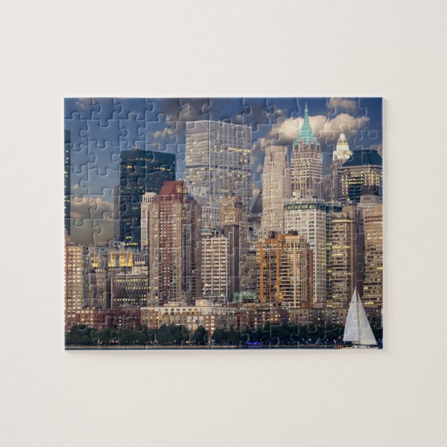 Skyline der Stadt New York Puzzle (Horizontal)