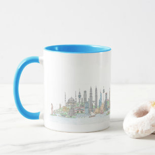 Skyline der Welt Tasse
