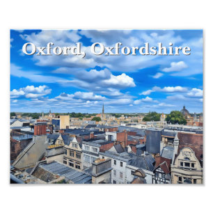 Skyline des historischen Oxford-Gemäldes Fotodruck