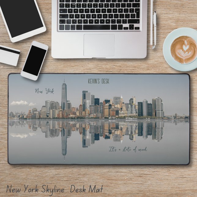 Skyline Desk Mat Schreibtischunterlage (NYC Skyline It's a State of Mind Desk Mat)