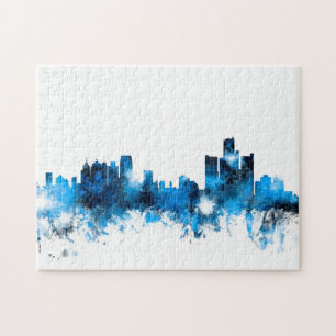 Skyline Detroits Michigan Puzzle