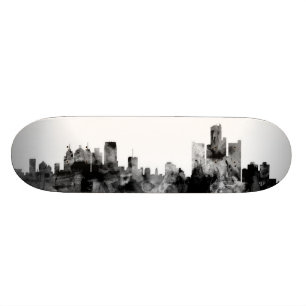 Skyline Detroits Michigan Skateboard