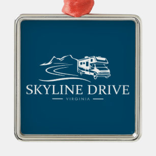 Skyline Drive Virginia Freizeitfahrzeug Ornament Aus Metall