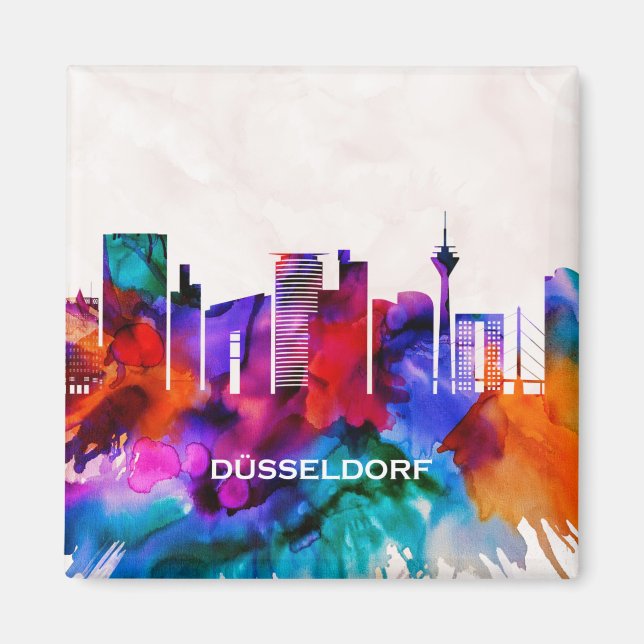 Skyline Dusseldorf Magnet (Vorne)