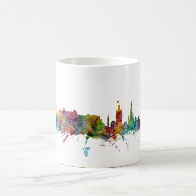 Skyline Edinburghs Schottland Tasse (Mittel)