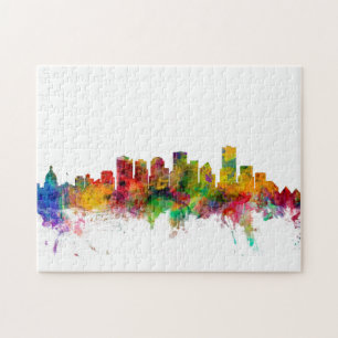Skyline Edmontons Kanada Puzzle