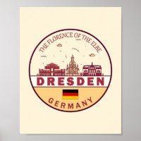 Skyline-Emblem in Dresden