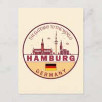 Skyline-Emblem in Hamburg