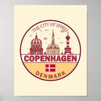 Skyline Emblem in Kopenhagen