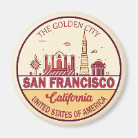 Skyline Emblem in San Francisco, Kalifornien