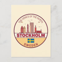 Skyline-Emblem in Stockholm