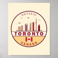 Skyline-Emblem in Toronto City