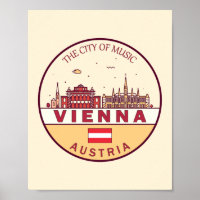 Skyline-Emblem in Wien