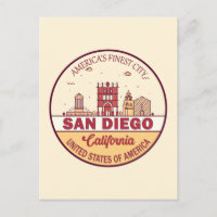 Skyline Emblem San Diego California