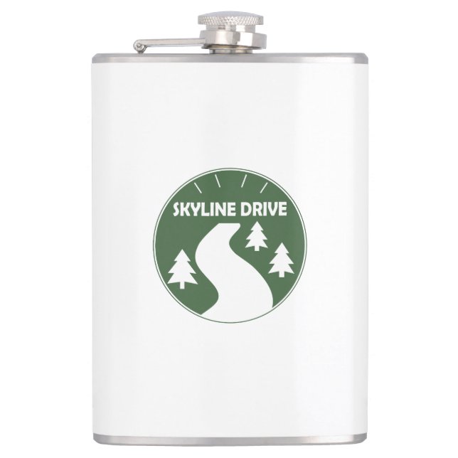 Skyline Flachmann (Vorderseite)