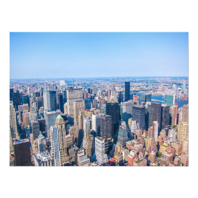 Skyline-Foto-Gebäude von New York City Fotodruck (Vorne)