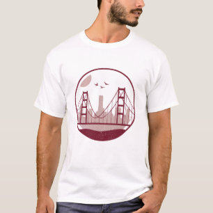Skyline Golden gate bridges San Francisco T-Shirt
