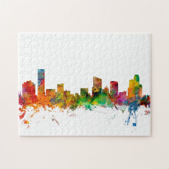 Skyline Grand Rapids Michigan Puzzle (Horizontal)