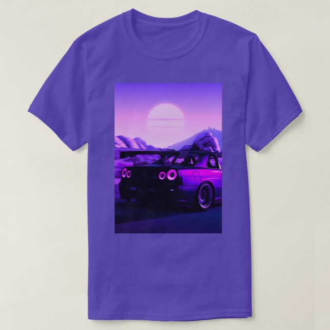 Skyline GTR R34 Long T-Shirt (Design vorne)