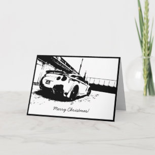 Skyline GTR Weihnachtskarte Feiertagskarte