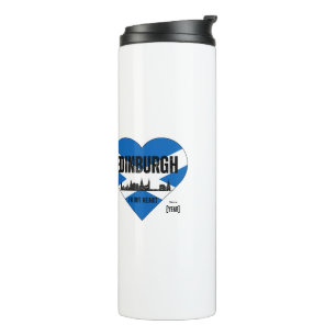 Skyline-Herz von Edinburgh Scotland - Seit [Jahr] Thermosbecher