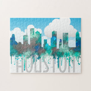 Skyline Houstons, Texas - SG-Dschungel Puzzle