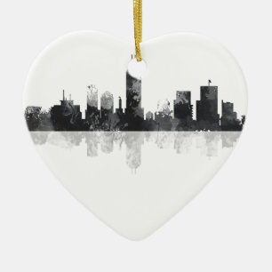 SKYLINE INDIANAS, INDIANAPOLIS KERAMIK ORNAMENT