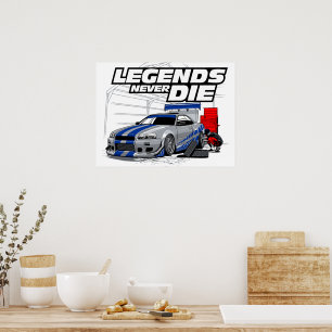 SKYLINE LEGENDS DIE NIE! POSTER