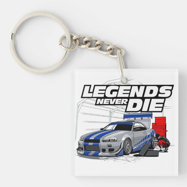 SKYLINE LEGENDS DIE NIE! SCHLÜSSELANHÄNGER (Vorderseite)