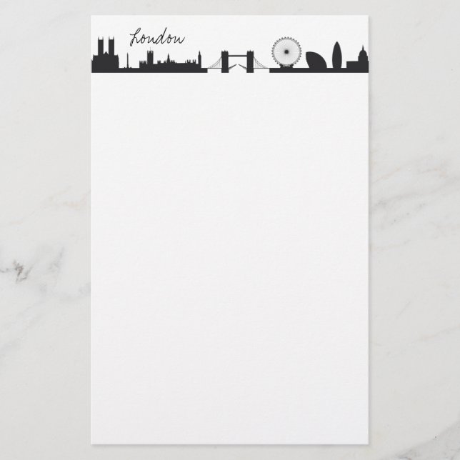 Skyline London Briefpapier (Vorderseite)