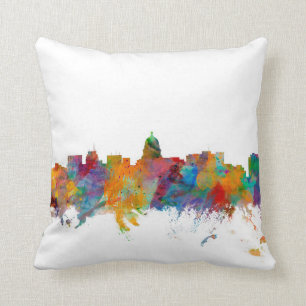 Skyline Madisons Wisconsin Kissen