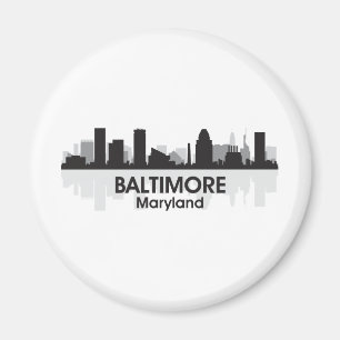 Skyline Marylands Baltimore Magnet