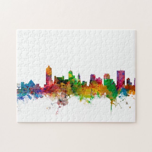 Skyline Memphis Tennessee Puzzle (Horizontal)