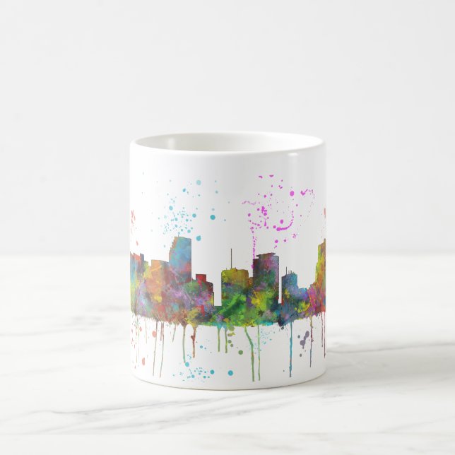 SKYLINE MIAMIS FLORIDA KAFFEETASSE (Mittel)
