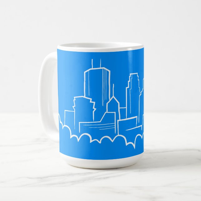 Skyline Minneapolis, Minnesota Kaffeetasse (Vorderseite Links)